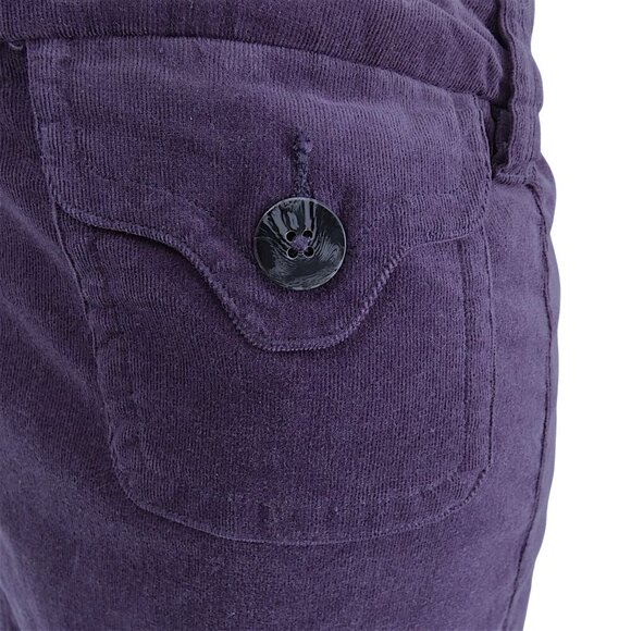 NWOT Avenue Purple Corduroy Pencil Skirt 14 Back to School Preppy Academic - Picture 11 of 12